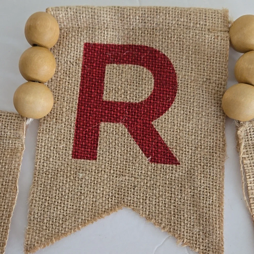 Vintage Burlap And Beads 